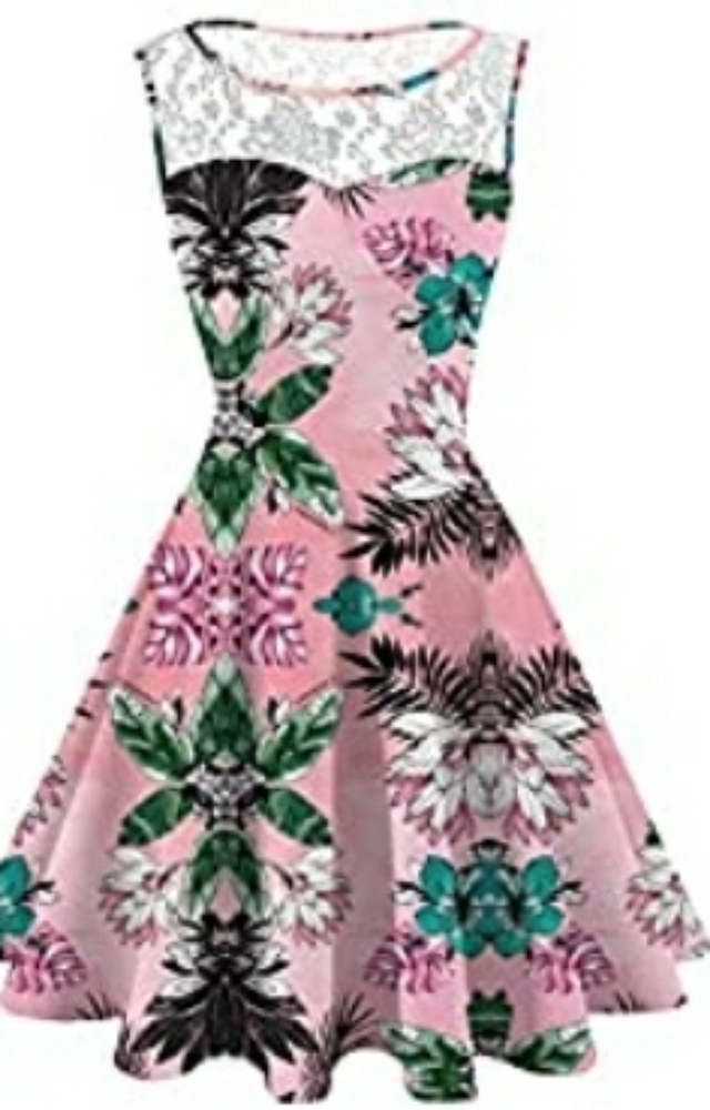 🍇Pink floral dress